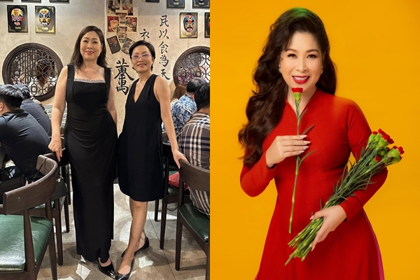 Hậu giảm 16kg, NSND Hồng Vân rạng ngời ‘đọ dáng’ bên bạn thân Hồng Đào