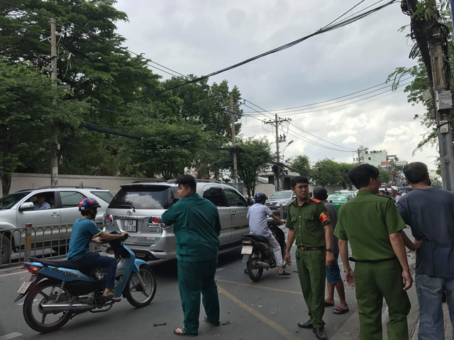 TP.HCM: Một vụ nổ xảy ra tại trụ sở công an