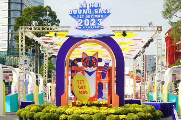 Lễ hội Đường sách Tết được tổ chức lớn nhất từ trước đến nay