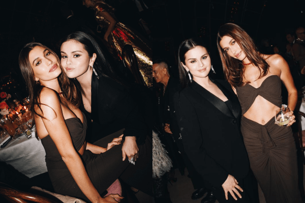 Selena Gomez và Hailey Bieber gây sốt khi chung khung hình