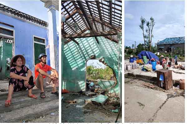 Câu chuyện thương tâm và những giọt nước mắt của người phụ nữ sau cơn bão Noru