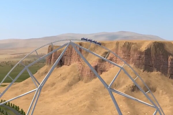 Choáng ngợp trước tàu lượn siêu tốc dài và cao nhất thế giới