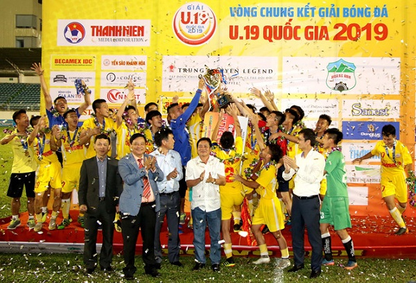 Khép lại thành công VCK giải bóng đá U.19 quốc gia 2019