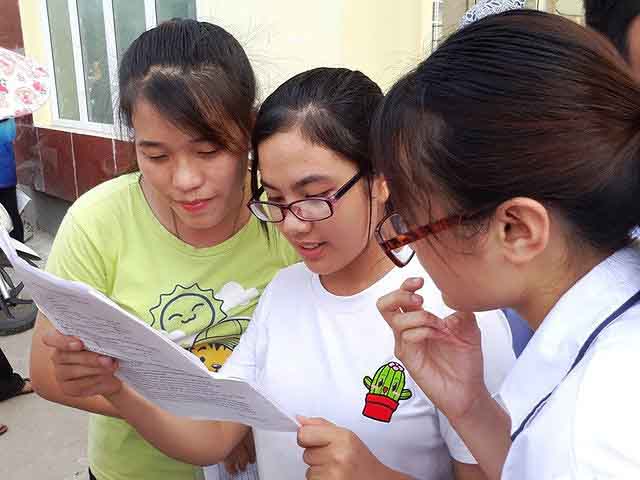 Thí sinh chỉ có 10 phút để chuyển tiếp “nhập” môn thi thành phần