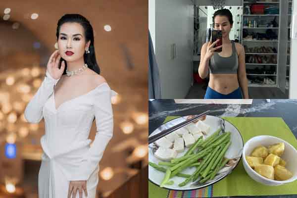 Ngỡ ngàng với chế độ ăn ‘giữ dáng’ của Võ Hạ Trâm  