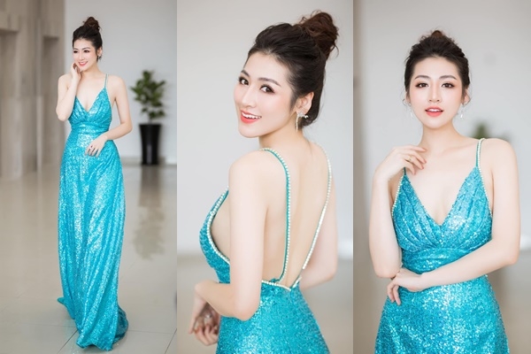 Xuyến xao khi Tú Anh mặc gợi cảm xuất hiện trước đám đông