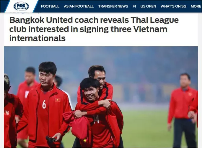 Bộ ba tuyển thủ Việt Nam trong tầm ngắm muốn sở hữu của CLB Bangkok United – Thái Lan