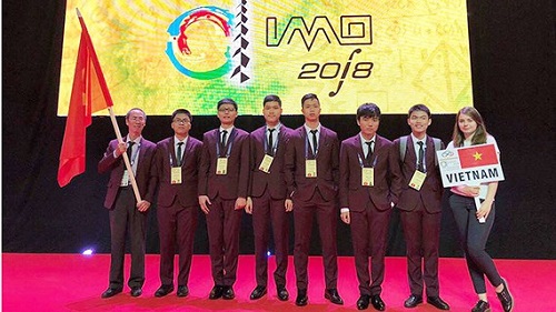 6 thí sinh Việt Nam đạt huy chương Olympic Toán Quốc tế năm 2018