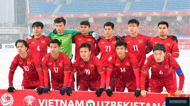 U23 Việt Nam giao lưu với người hâm mộ tại sân vận động Thống Nhất