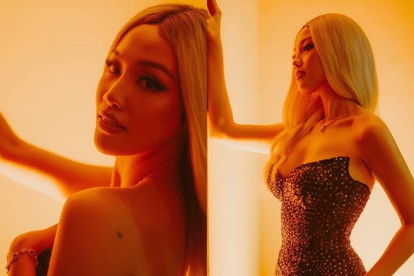 Á hậu Thuỷ Tiên hoá Kim Kardashian với tóc bạch kim ‘cực cháy’