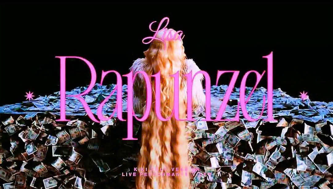 LISA (BLACKPINK) – Biểu tượng 105 triệu follow thả dáng cực cháy giữa núi tiền trong MV “RAPUNZEL”