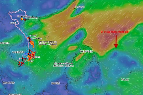 Có thể xuất hiện 1 – 2 cơn bão trong tháng 12