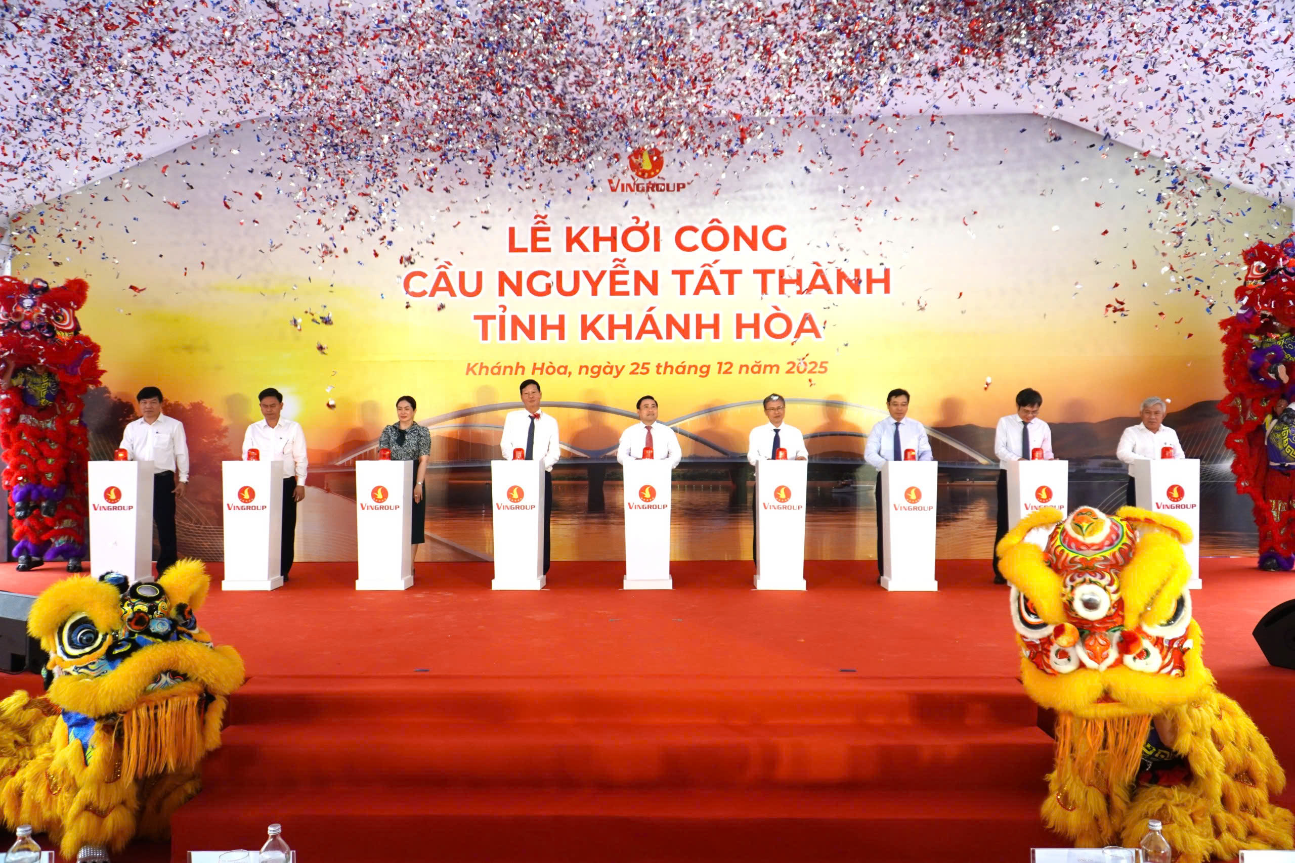 Vinhomes khởi công cầu Nguyễn Tất Thành – mở trục kết nối chiến lược cho đô thị Cam Lâm