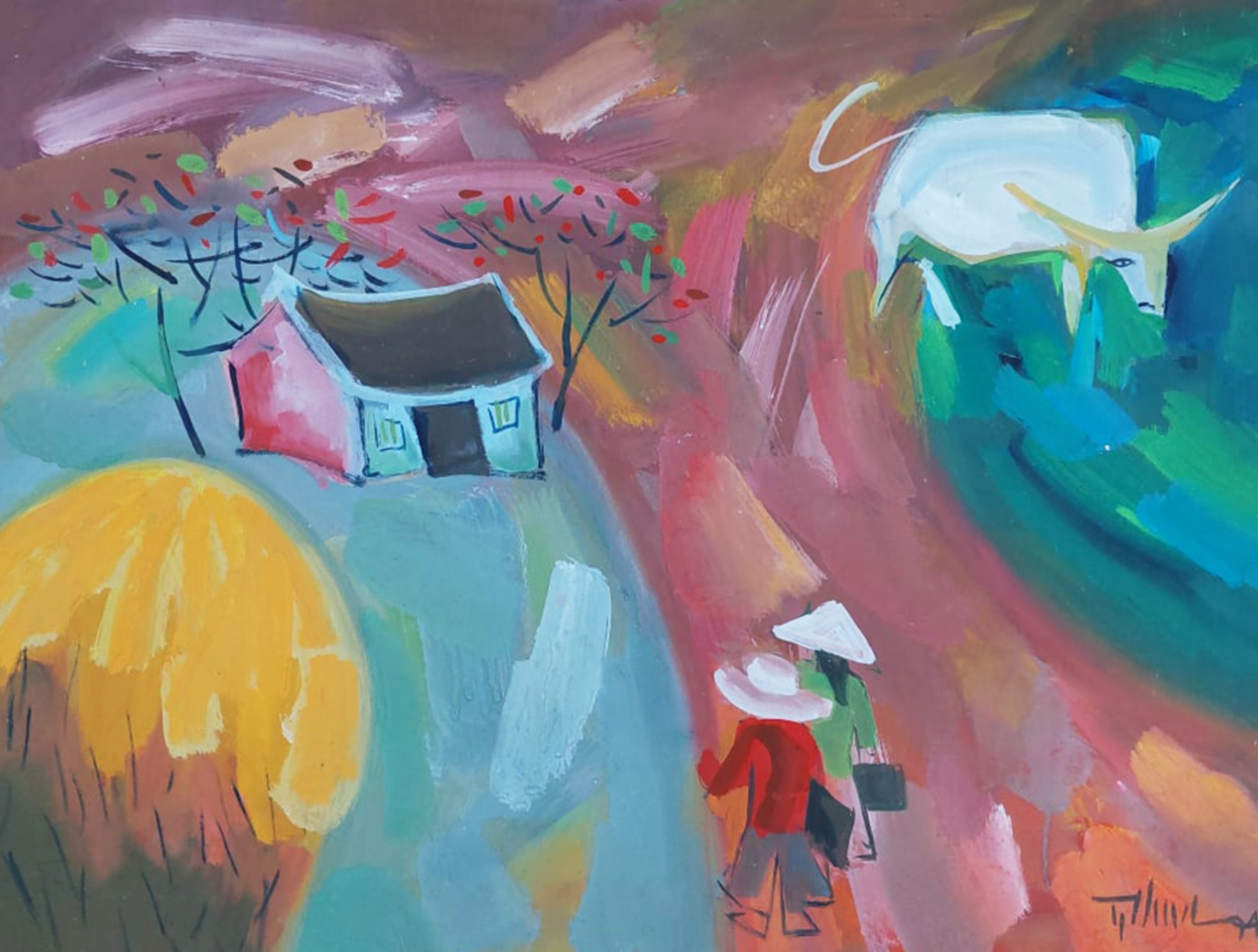 Làng quê của Nguyễn Quốc Thái