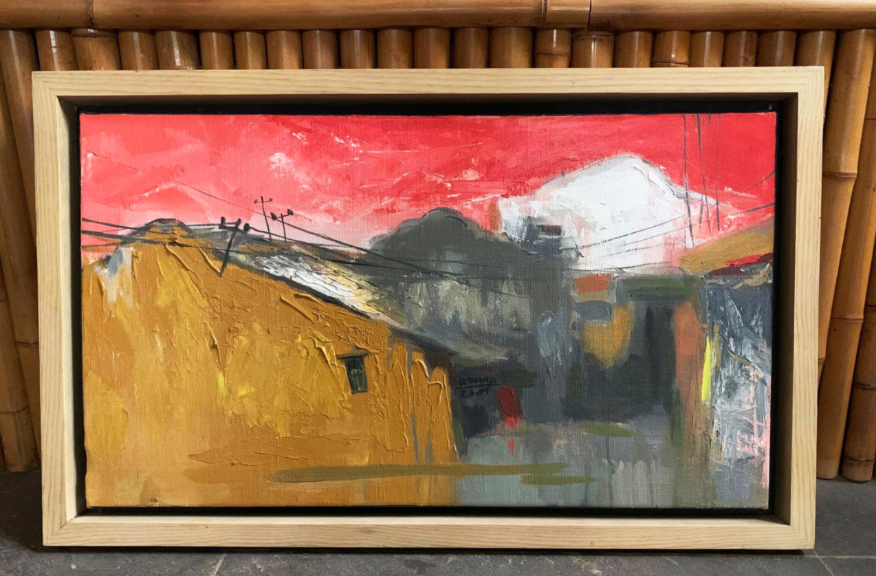 Tác phẩm tham dự chương trình thiện nguyện của họa sĩ Nguyễn Quốc Thắng