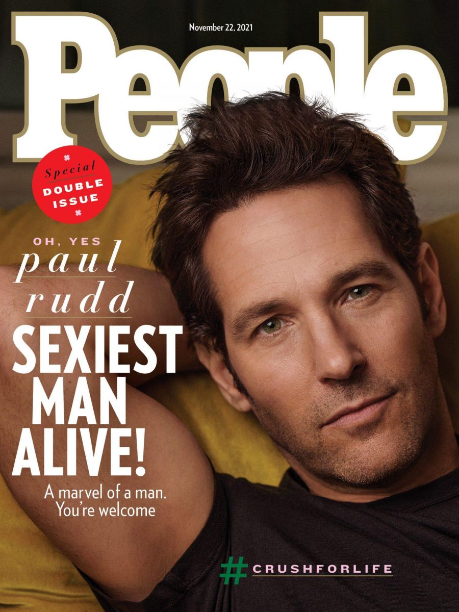 Paul Rudd trên trang bìa tạp chí People PEOLE