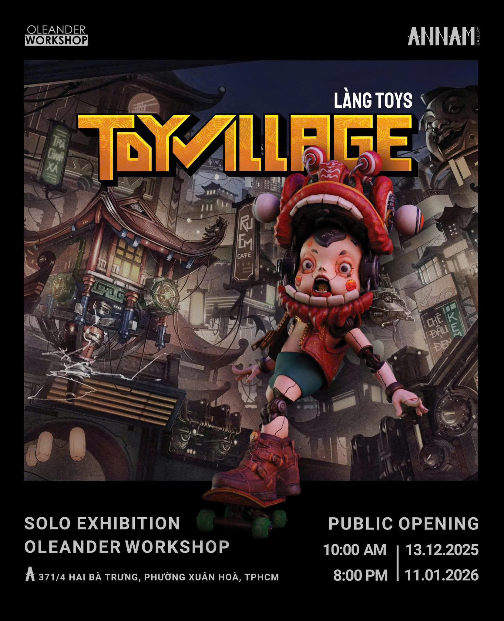 ‘Toy Village – Làng Toys’: Triển lãm cá nhân đầu tiên của Oleander workshop